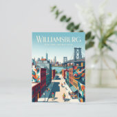 Williamsburg New York State Postkarte (Stehend Vorderseite)