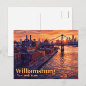 Williamsburg New York State Postkarte (Vorne/Hinten)