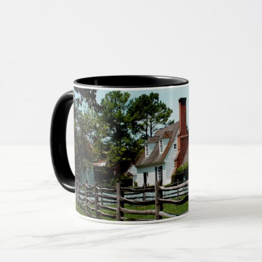 WILLIAMSBURG, VA-KAFFEE-TASSE TASSE (Vorderseite Links)