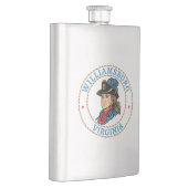 Williamsburg Virginia Colonial Flachmann (Rechts)