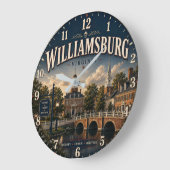 Williamsburg Virginia Große Wanduhr (Winkel)
