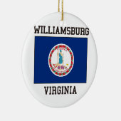 Williamsburg Virginia Keramik Ornament (Rechts)