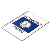 Williamsburg Virginia Notizblock (Linke Seite)