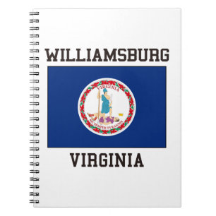 Williamsburg Virginia Notizblock