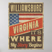 Williamsburg Virginia Poster (Vorne)