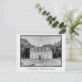 Williamsburg, Virginia Postkarte (Stehend Vorderseite)