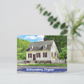 Williamsburg, Virginia Postkarte (Stehend Vorderseite)