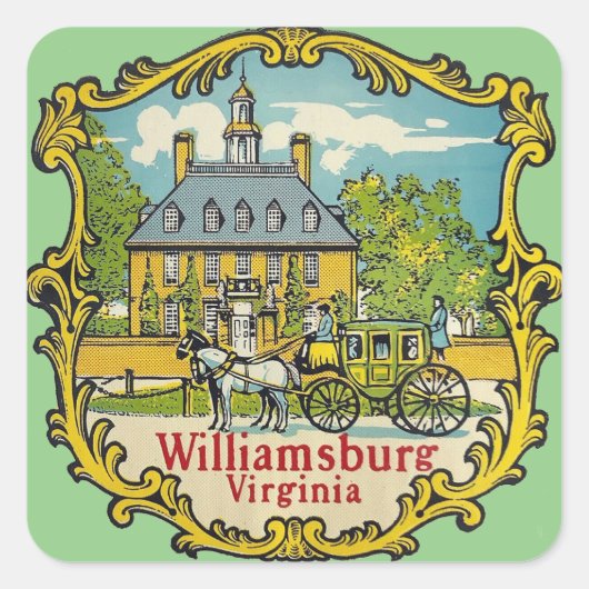 Williamsburg Virginia - Stickers (Vorderseite)