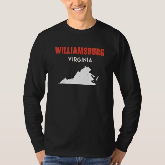 Williamsburg Virginia USA State America Travel Vir T-Shirt (Vorderseite)