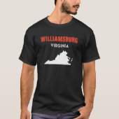 Williamsburg Virginia USA State America Travel Vir T-Shirt (Vorderseite)
