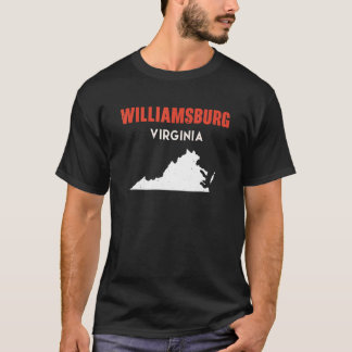 Williamsburg Virginia USA State America Travel Vir T-Shirt
