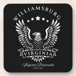 Williamsburg Virginia Vintag Eagle Getränkeuntersetzer