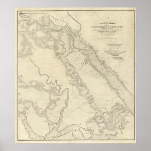 Williamsburg zum Weißen Haus Poster