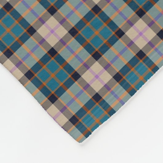 Williamson alte Tartan-Fleecedecke Fleecedecke (Ecke)