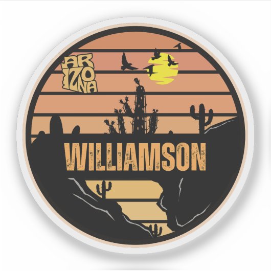 Williamson, Arizona Aufkleber (Vorderseite)