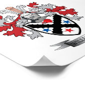 Williamson Familienwappen Coat of Arms Poster (Ecke)