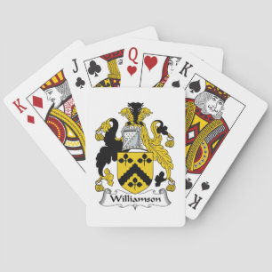 Williamson Familienwappen Spielkarten