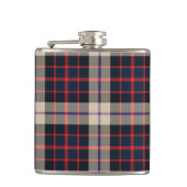 Williamson moderner Tartan kariert Flachmann (Vorderseite)