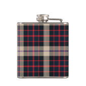 Williamson moderner Tartan kariert Flachmann (Rückseite)