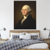 Williamstown Portrait von George Washington Leinwanddruck (Insitu (Schlafzimmer))