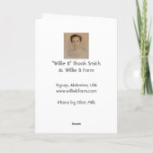 "Willie B" rüttelte Smith Karte (Rückseite)