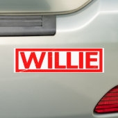 Willie Briefmarke Autoaufkleber (Auf Auto)