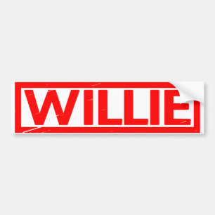 Willie Briefmarke Autoaufkleber