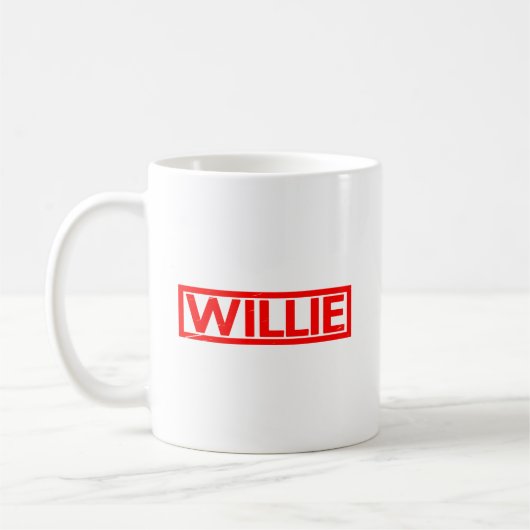 Willie Briefmarke Kaffeetasse (Links)