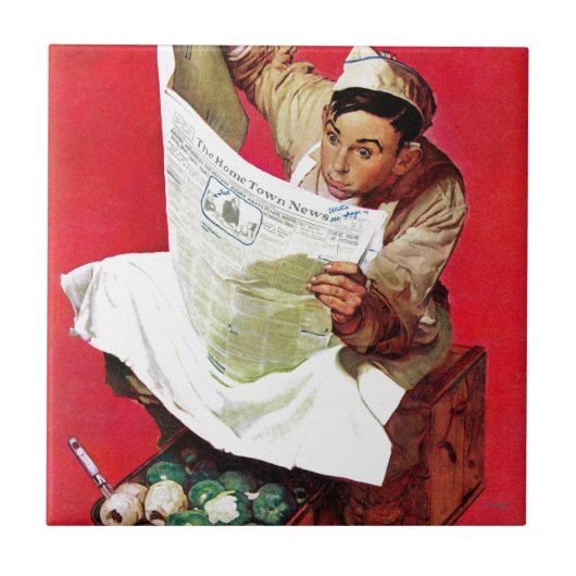 Willie Gillis auf K.P. Fliese (Vorderseite)