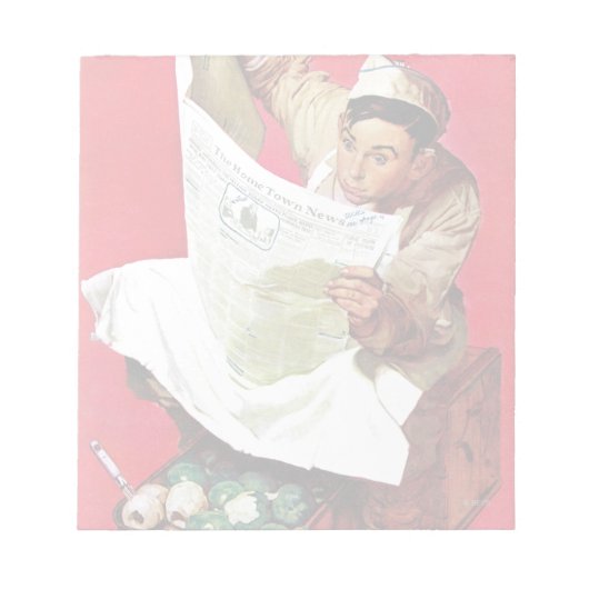 Willie Gillis auf K.P. Notizblock (Vorderseite)