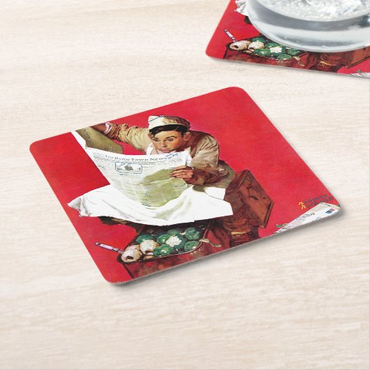 Willie Gillis auf K.P. Rechteckiger Pappuntersetzer (angewinkelt)