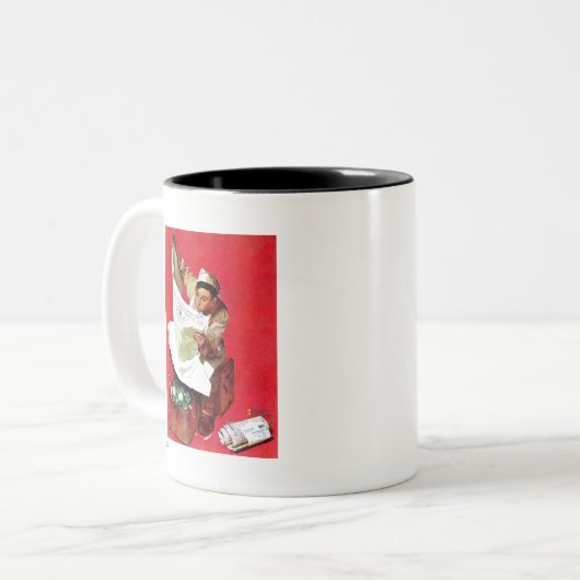 Willie Gillis auf K.P. Zweifarbige Tasse (Vorderseite Links)