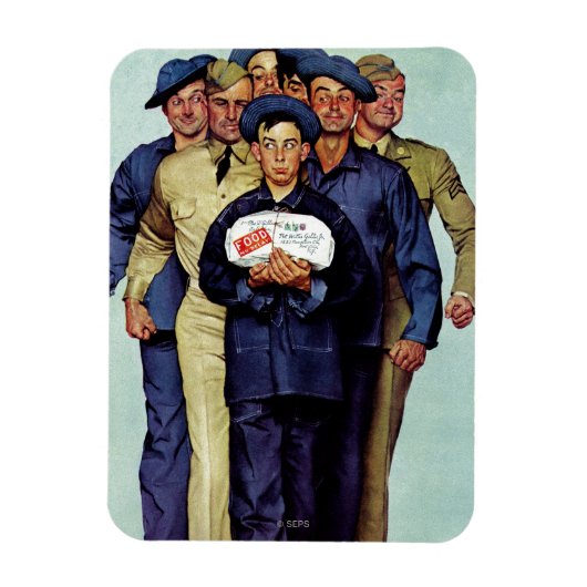 Willie Gillis' Package von Zuhause Magnet (Vertikal)