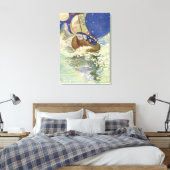 Willie Pogány's Wynken, Blynken und Nod Leinwanddruck (Insitu (Schlafzimmer))