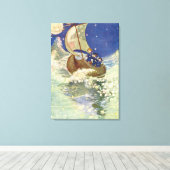 Willie Pogány's Wynken, Blynken und Nod Leinwanddruck (Insitu (Holzboden))