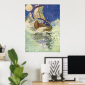 Willie Pogány's Wynken, Blynken und Nod Poster (Heimbüro)