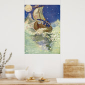 Willie Pogány's Wynken, Blynken und Nod Poster (Küche)