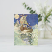 Willie Pogány's Wynken, Blynken und Nod Postkarte (Stehend Vorderseite)