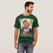 Willie the Wolf on Light Green T-Shirt (Vorne ganz)