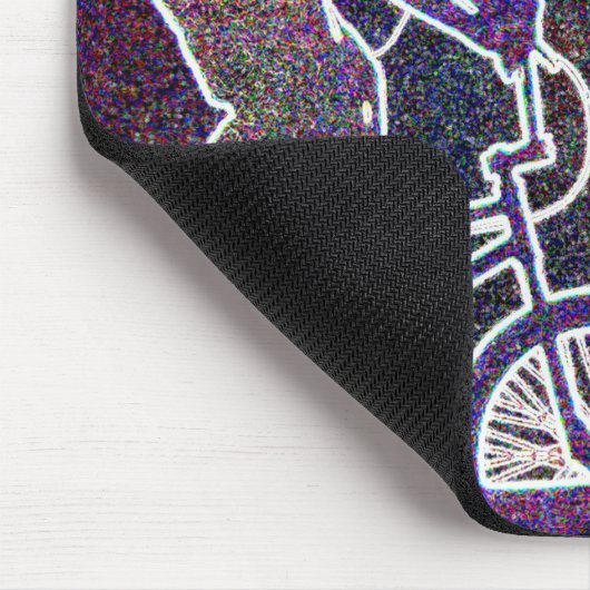 WillieBMX der glühende Rand Mousepad (Ecke)
