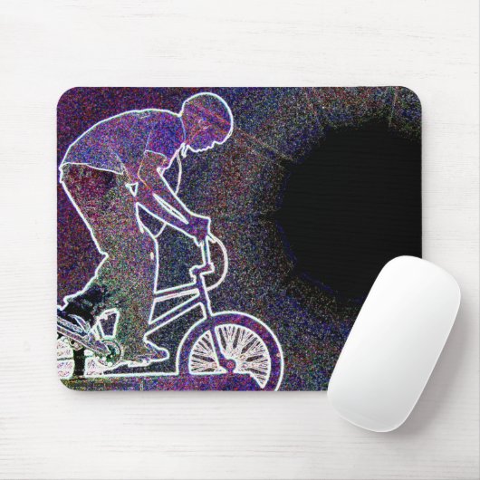 WillieBMX der glühende Rand Mousepad (Mit Mouse)