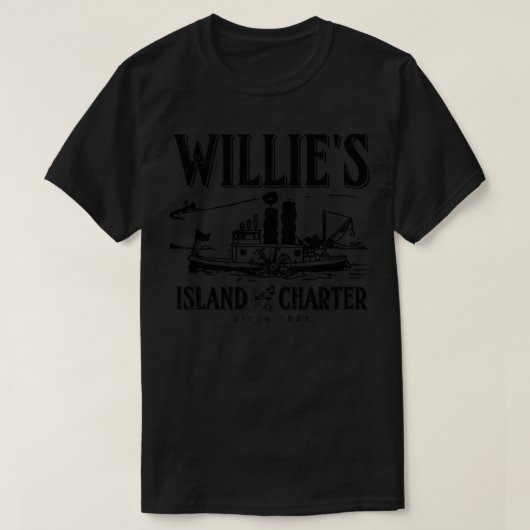 Willies Island Charters T-Shirt (Design vorne)