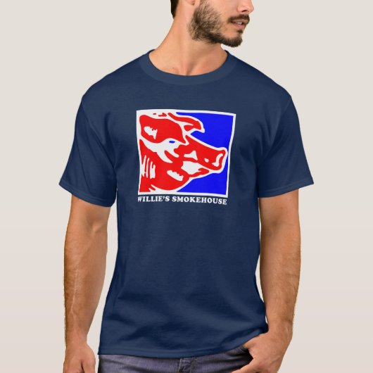 WILLIES RAUCHEHOUSE AMERICA LOGO T-Shirt (Vorderseite)