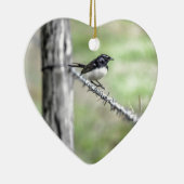 WILLIEWAGTAIL QUEENSLAND AUSTRALIEN KERAMIKORNAMENT (Rechts)