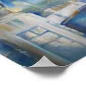 Willimantic Frog Brig in der Nacht Poster (Ecke)