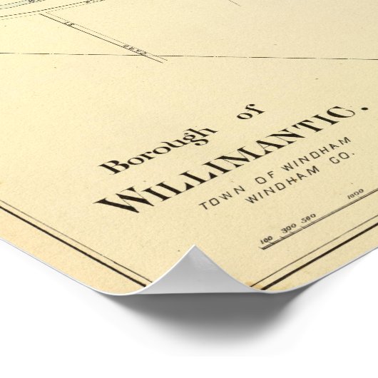 Willimantic Poster (Ecke)