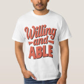 Willing and bale T-shirt Design (Vorderseite)