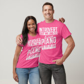 Willing To Discuss Piano Pianist Keys Piano T-Shirt (Unisex)