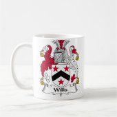 Willis Familienwappen Kaffeetasse (Links)