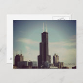 Willis Tower Chicago Postkarte (Vorne/Hinten)